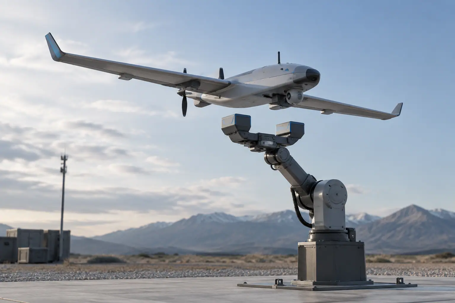 Skydio’s F10 drone uses a robot arm for launch and capture